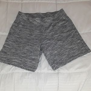 Girls justice gray shorts, size 14